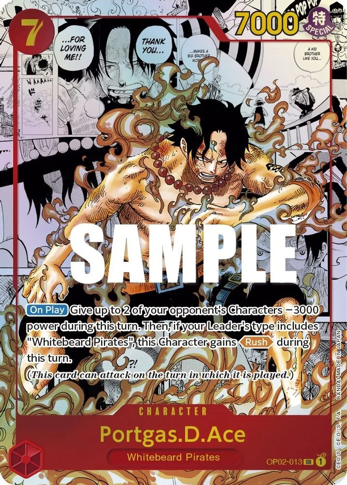 Portgas.D.Ace (Parallel · Manga · Alternate Art)