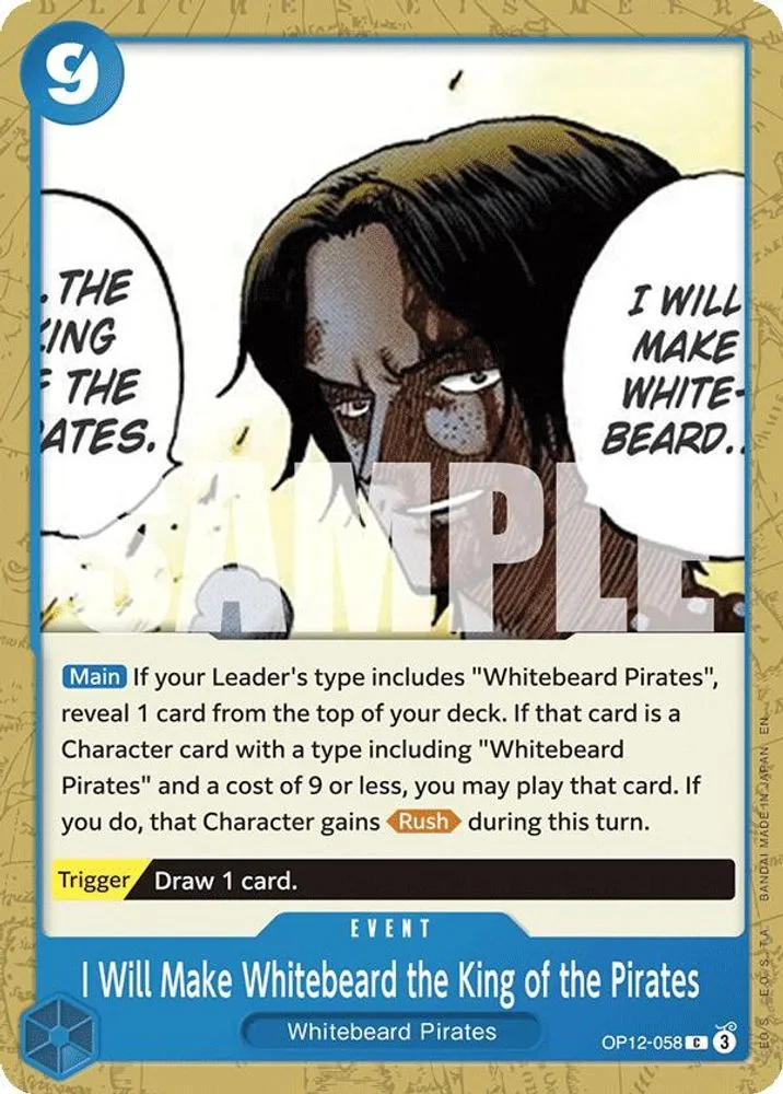 I Will Make Whitebeard the King of the Pirates