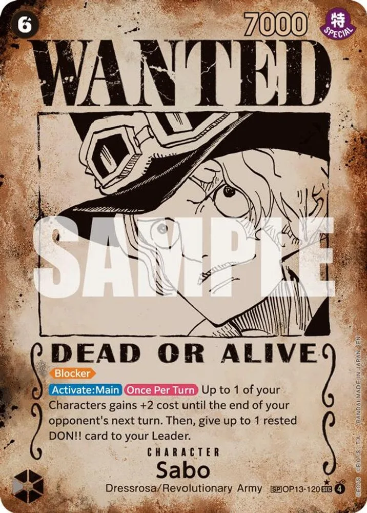 Sabo (Wanted Poster)
