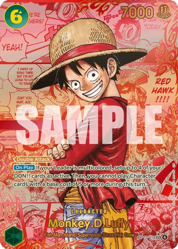 Monkey.D.Luffy (Red Super Alternate Art)