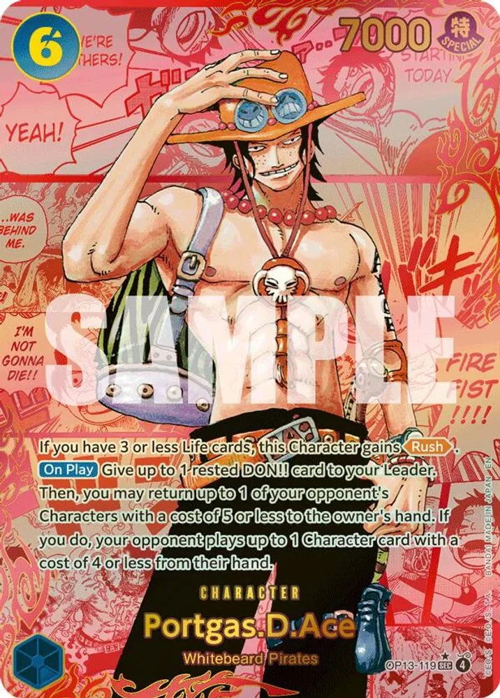 Portgas.D.Ace (Red Super Alternate Art)