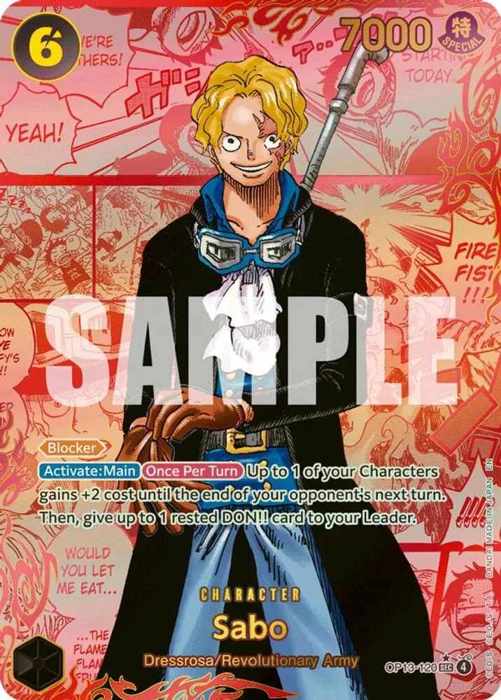 Sabo (Red Super Alternate Art)