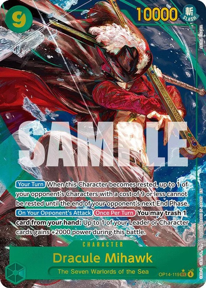 Dracule Mihawk (Alternate Art)