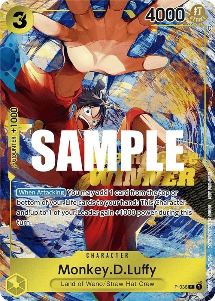 Monkey.D.Luffy (Pre-Release Tournament · Winner)