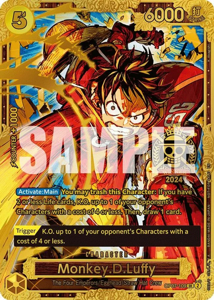 Monkey.D.Luffy (Championship 2024 World Final 1st Place)