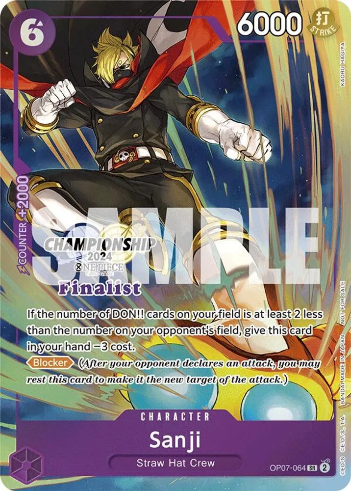 Sanji (Championship 2024 Finalist Card Set)