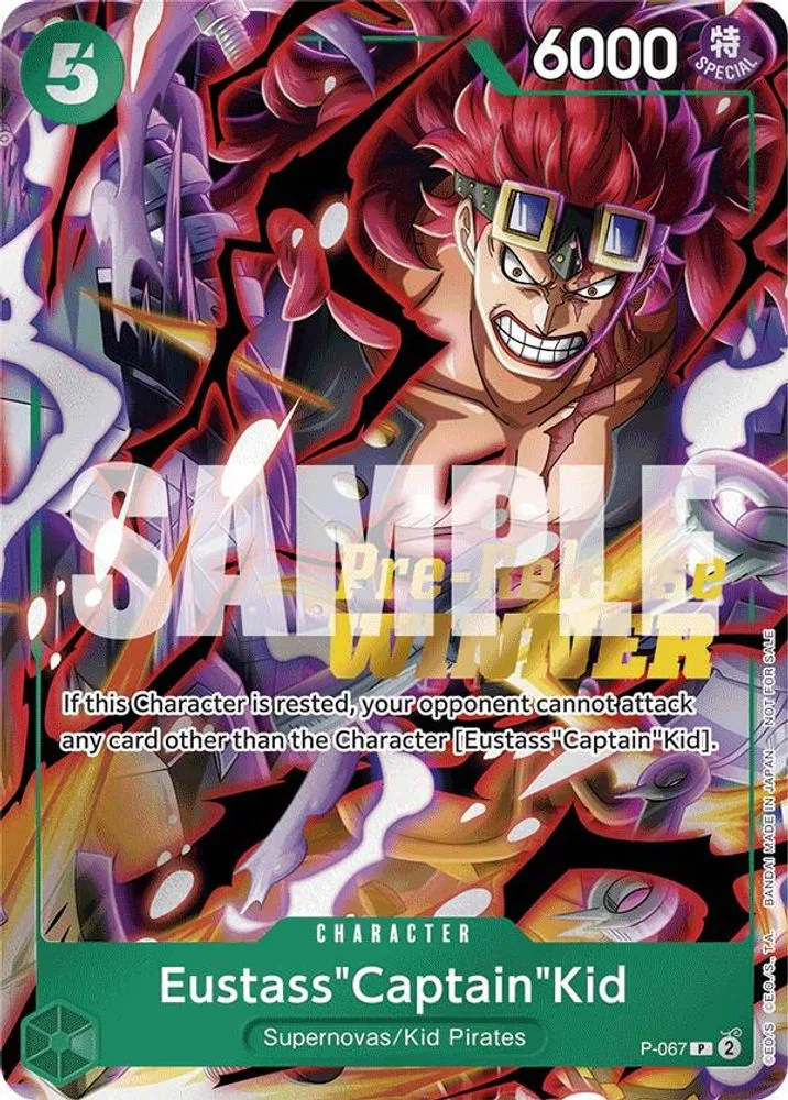 Eustass"Captain"Kid (OP-07 Pre-Release Tournament · Winner)
