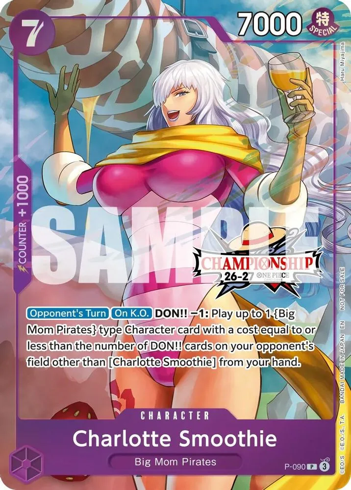 Charlotte Smoothie (CS 26-27 Event Pack)