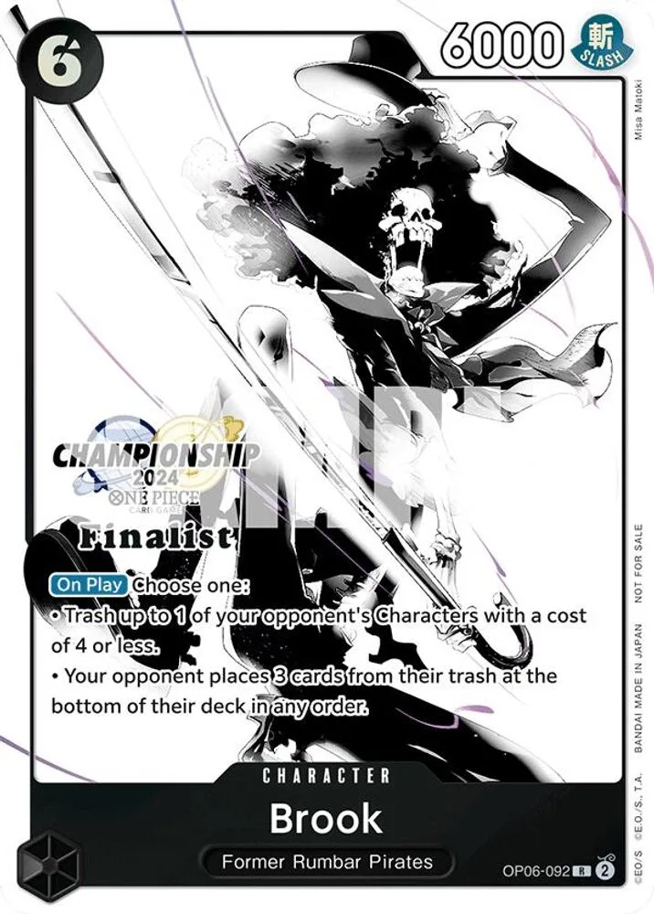 Brook (Championship 2024 Finalist Card Set Vol. 2)