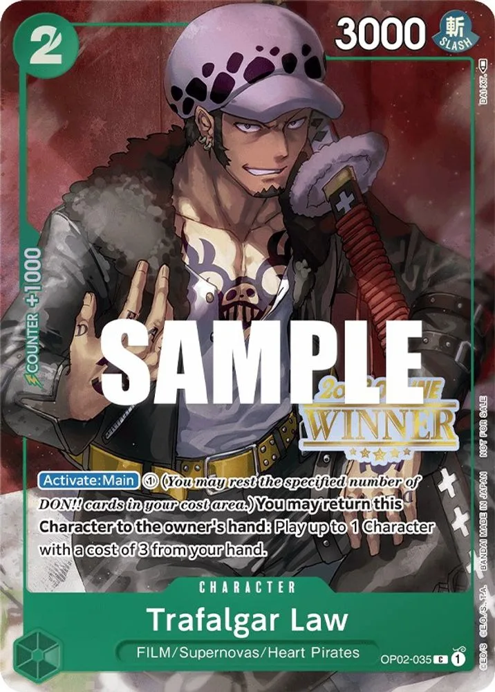 Trafalgar Law (Online Regional 2023 · Winner)