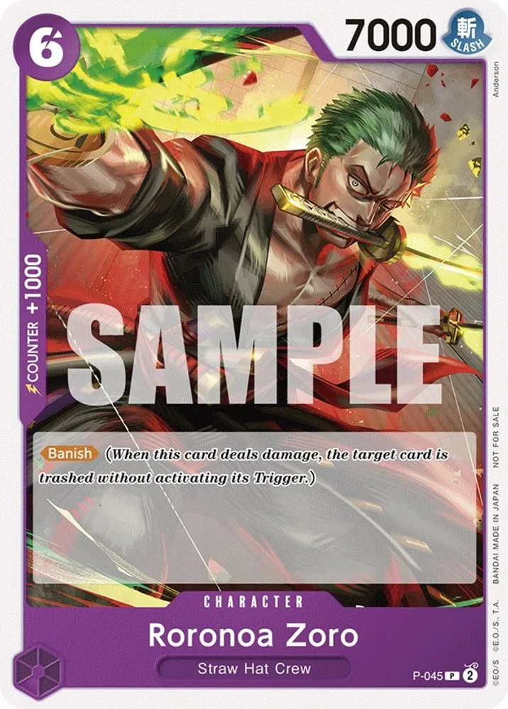 Roronoa Zoro (OP-06 Pre-Release Tournament · Participant)