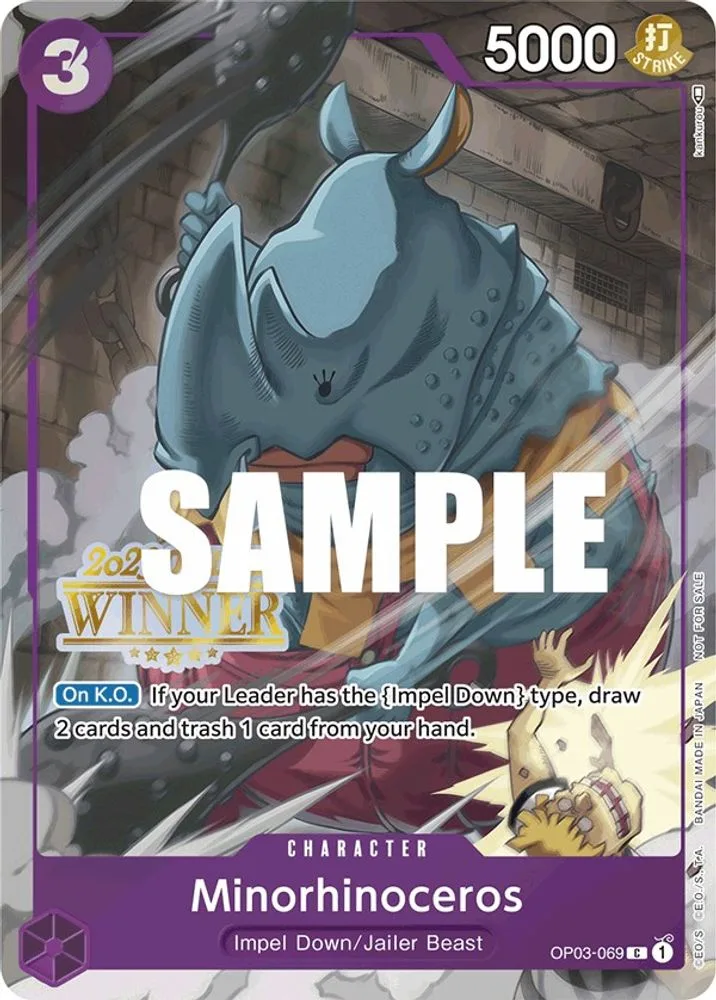 Minorhinoceros (Offline Regional 2023 · Winner)