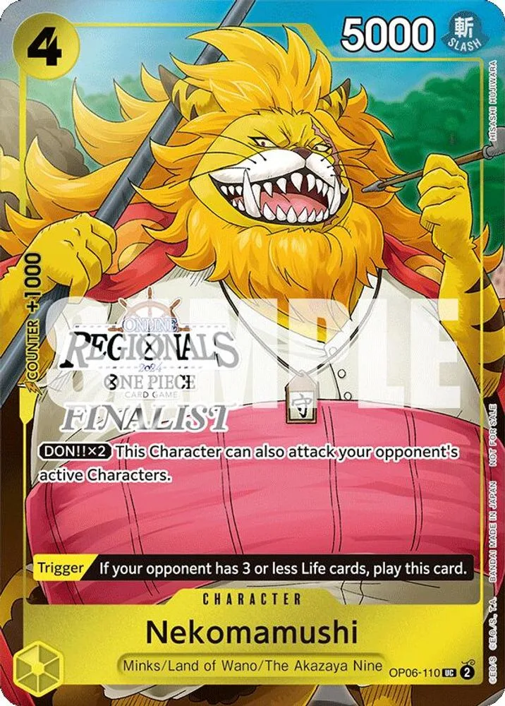 Nekomamushi (Online Regional 2024 Vol. 3 · Finalist)