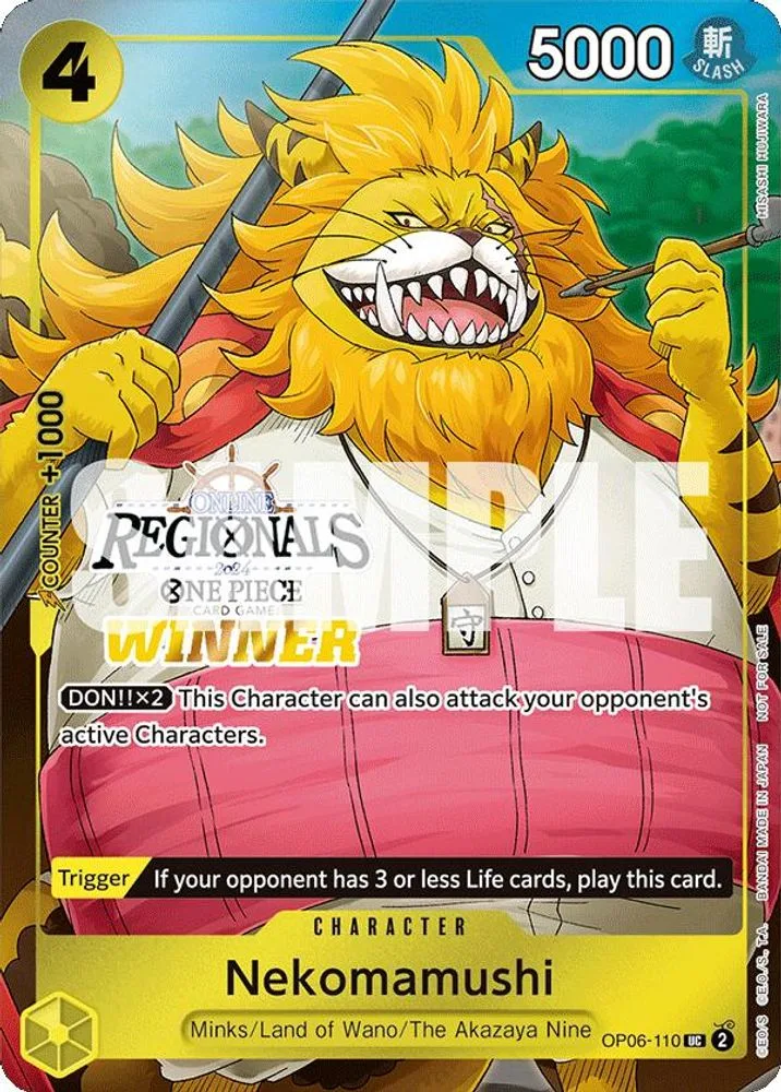 Nekomamushi (Online Regional 2024 Vol. 3 · Winner)