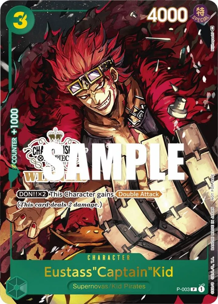 Eustass"Captain"Kid (Store Championship Vol. 2 Winner)