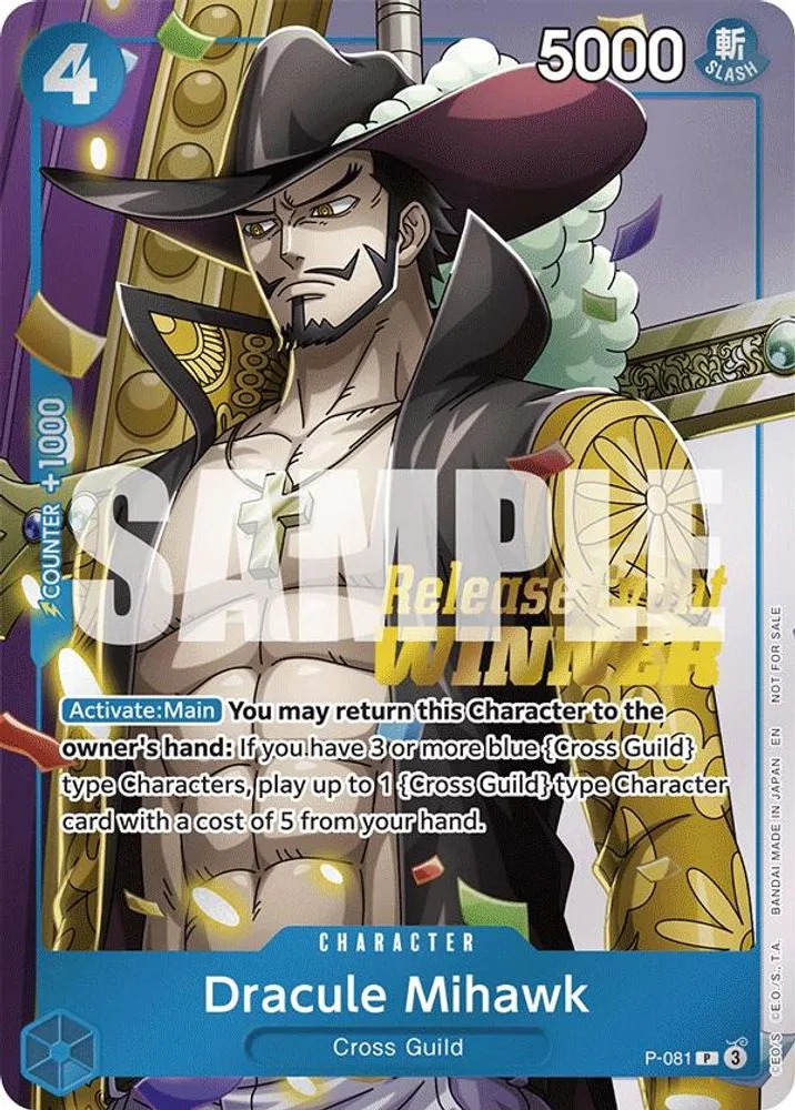 Dracule Mihawk (OP11 Release Event Winner)