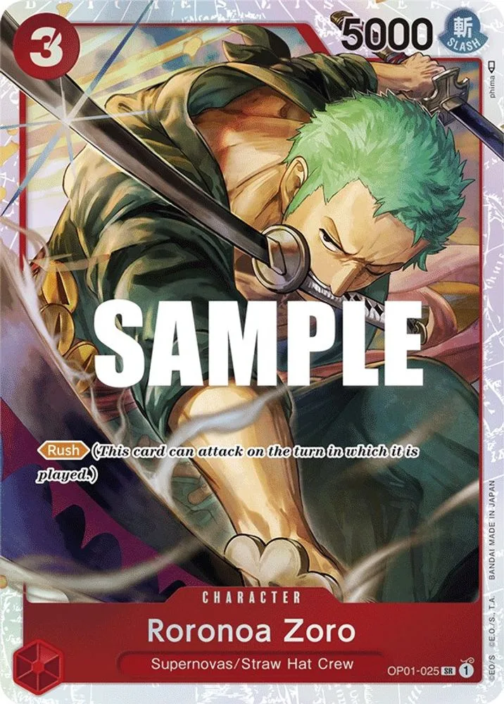Roronoa Zoro (Ultra Deck: The Three Captains)