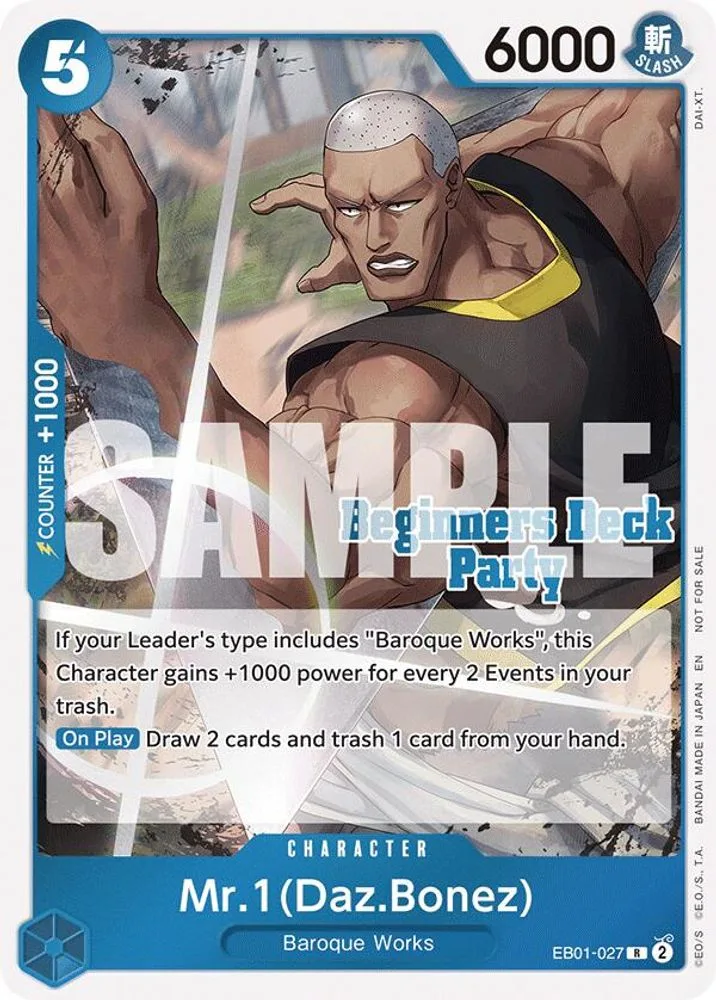 Mr. 1 (Daz.Bonez · Beginners Deck Party [ST-23] - [ST-28] Participation Pack)