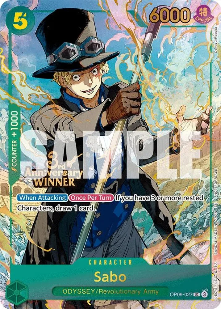 Sabo (3rd Anniversary Winner)