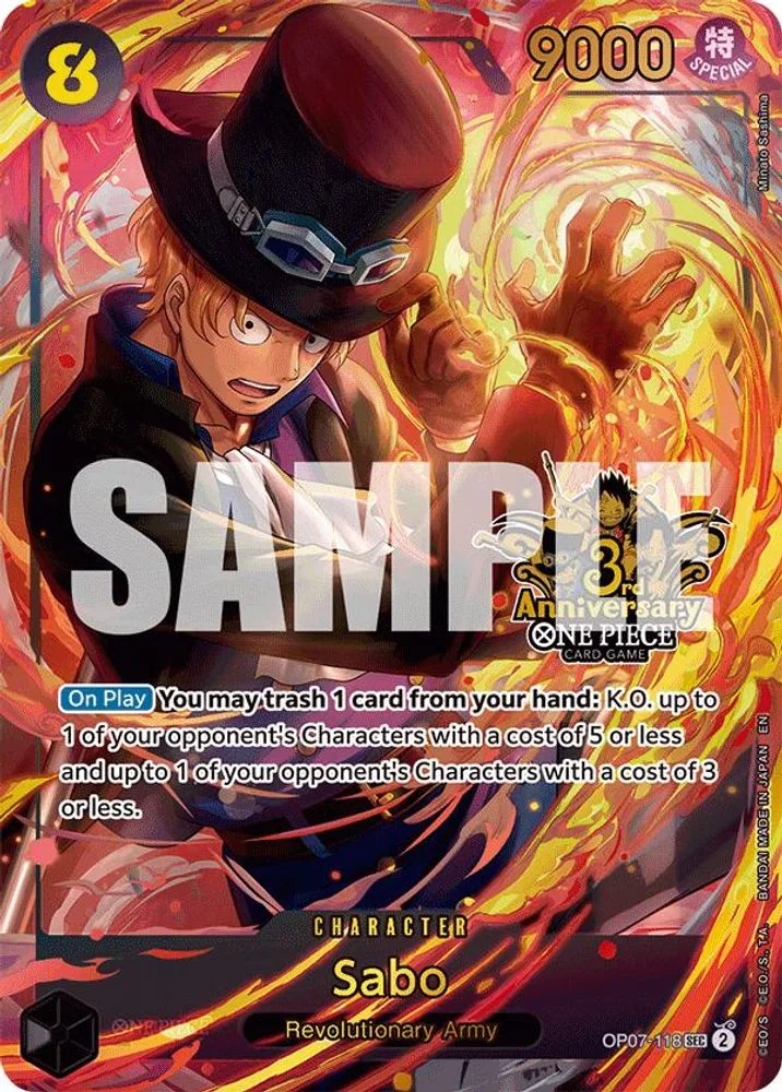 Sabo (Japanese Version 3rd Anniversary Set)