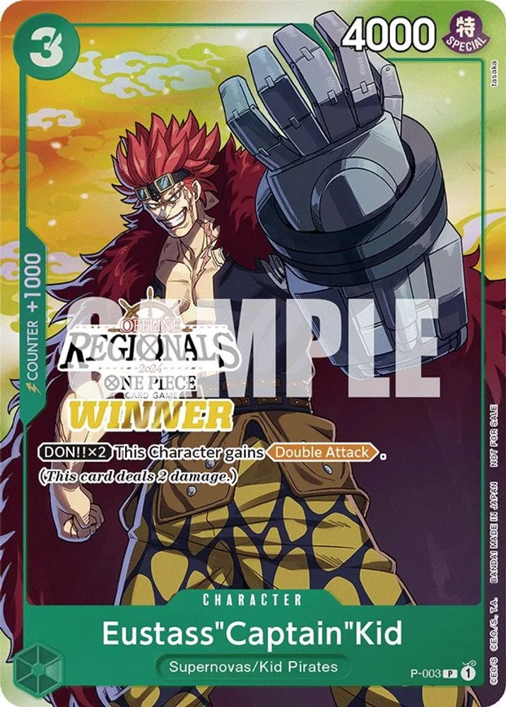 Eustass"Captain"Kid (Offline Regional 2024 Vol. 2 · Winner)