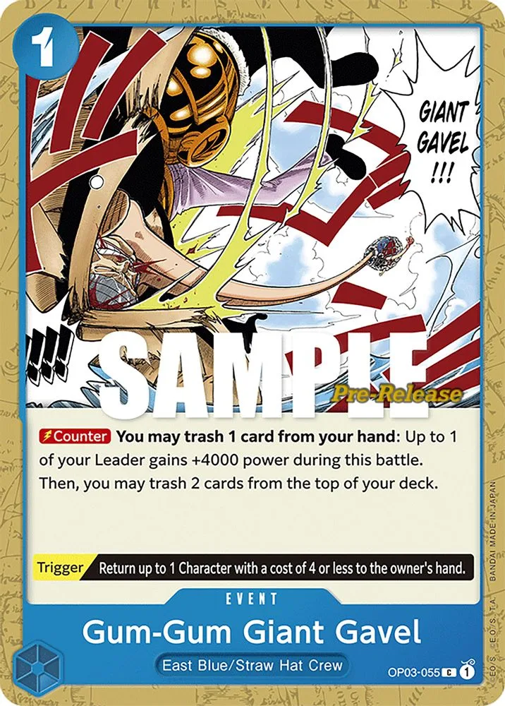 Gum-Gum Giant Gavel (Pre-Release)