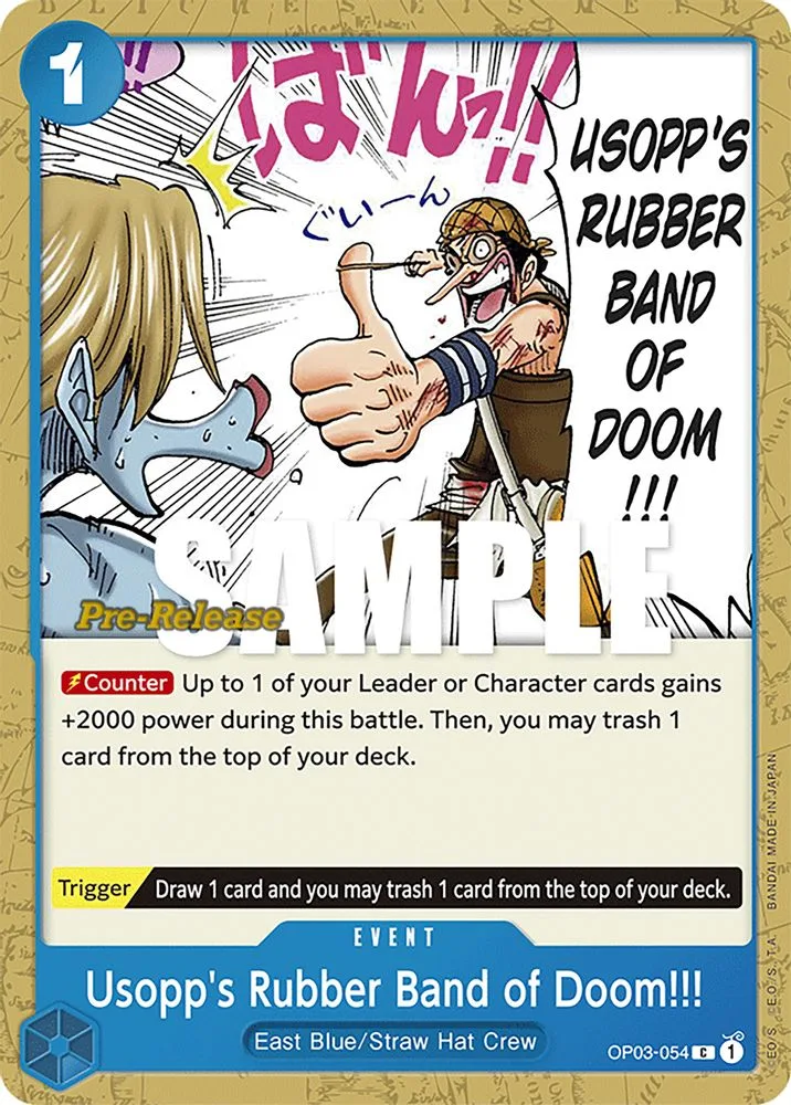 Usopp's Rubber Band of Doom!!! (Pre-Release)