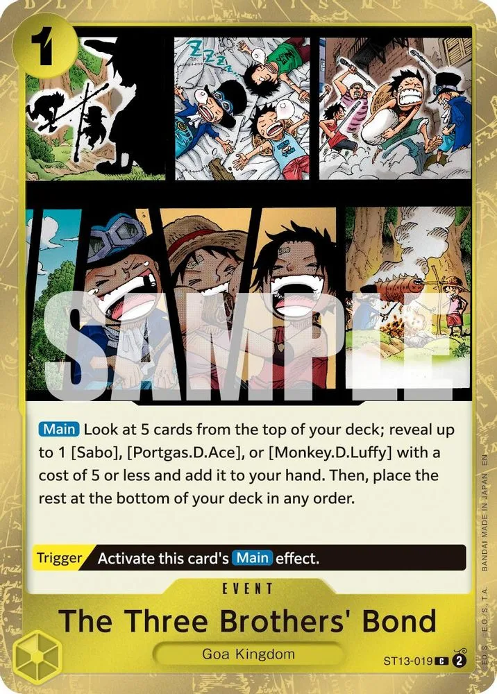 The Three Brothers' Bond (Pirate Foil)