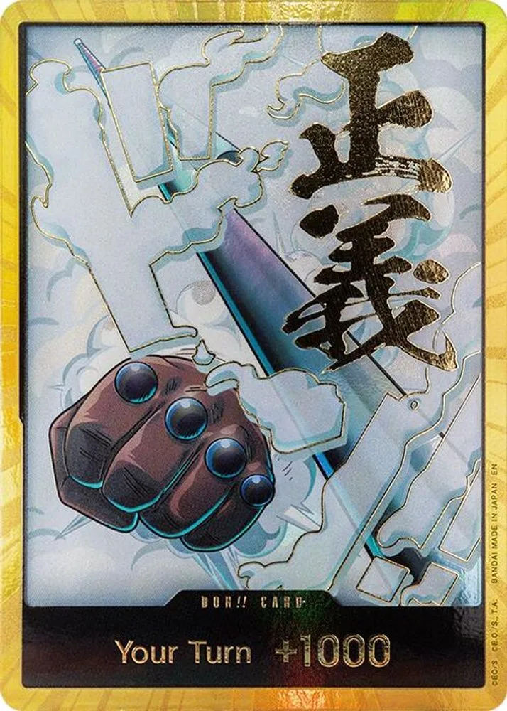 DON!! Card (Smoker) (Gold)