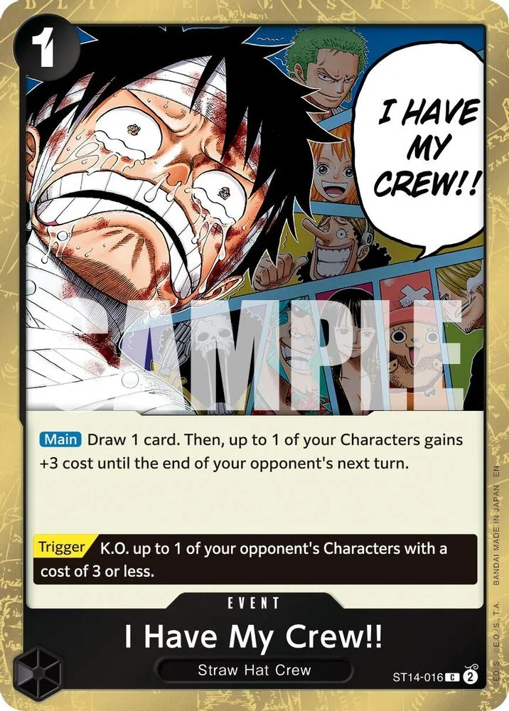 I Have My Crew!! (Pirate Foil)