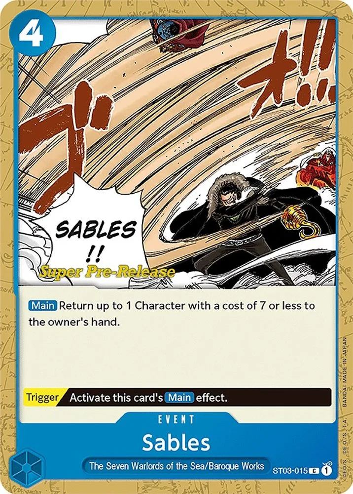 Sables (Super Pre-Release)