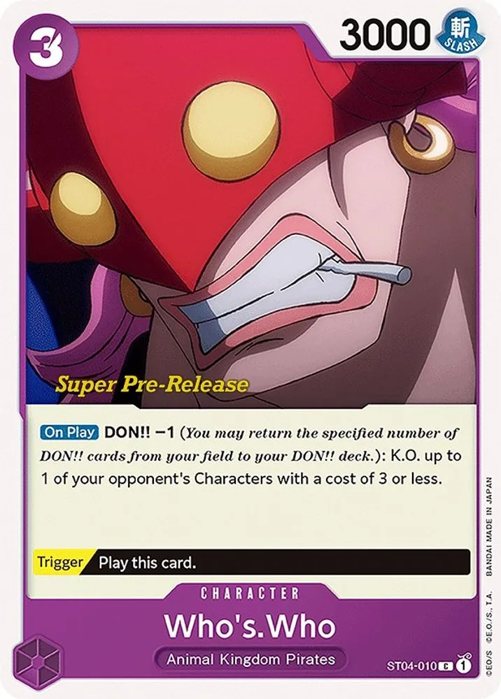 Who's.Who (Super Pre-Release)