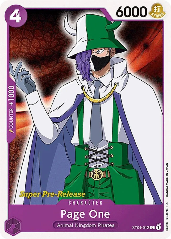 Page One (Super Pre-Release)