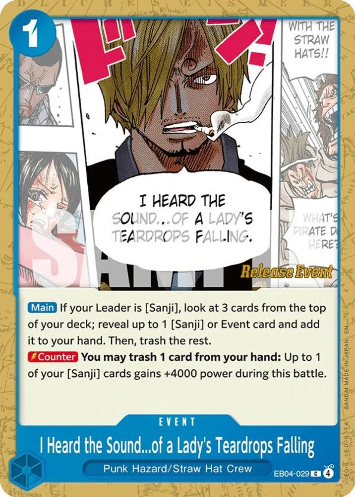 I Heard the Sound...of a Lady's Teardrops Falling (The Azure Sea's Seven Release Event)