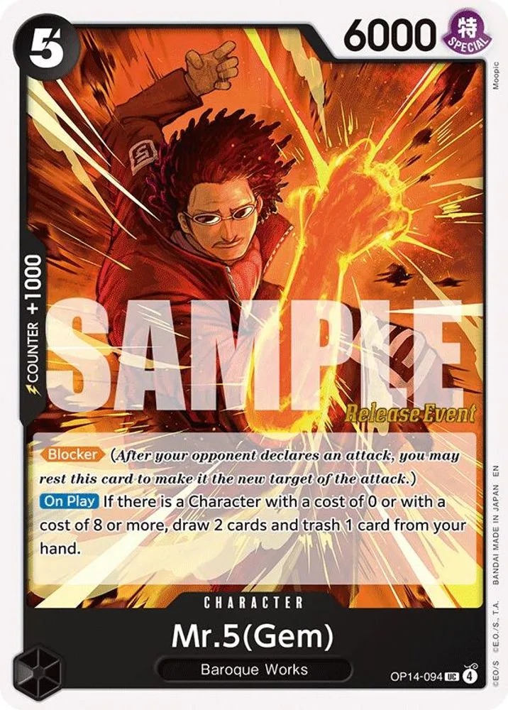 Mr.5(Gem) (Release Event)