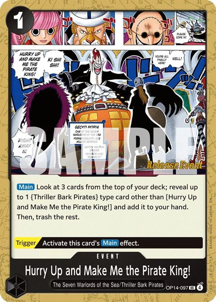 Hurry Up and Make Me the Pirate King! (Release Event)