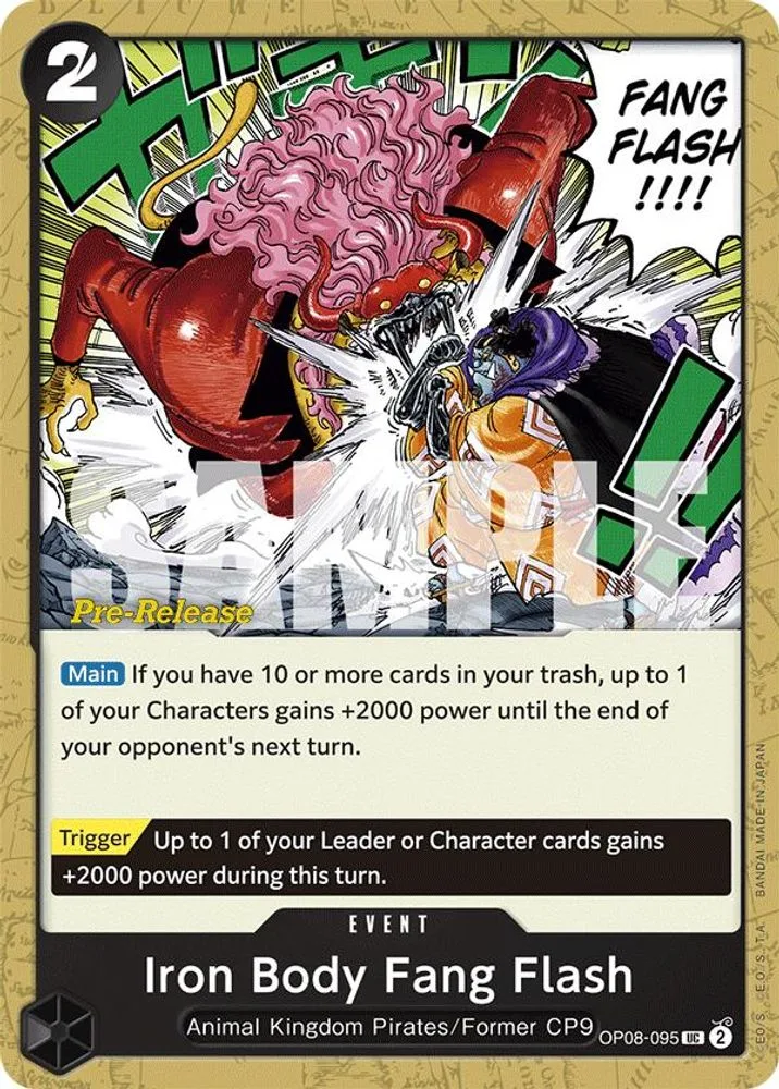 Iron Body Fang Flash (Pre-Release)