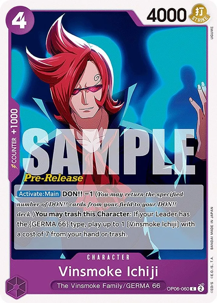 Vinsmoke Ichiji (Pre-Release)