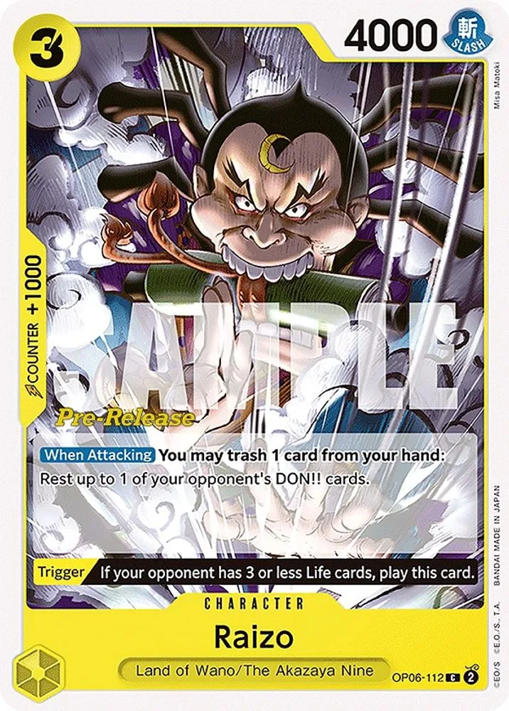 Raizo (Pre-Release)