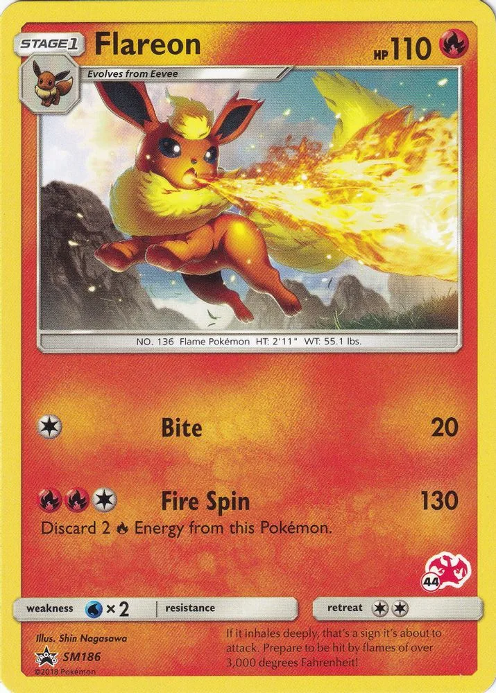 Flareon (#44 Charizard Stamped)