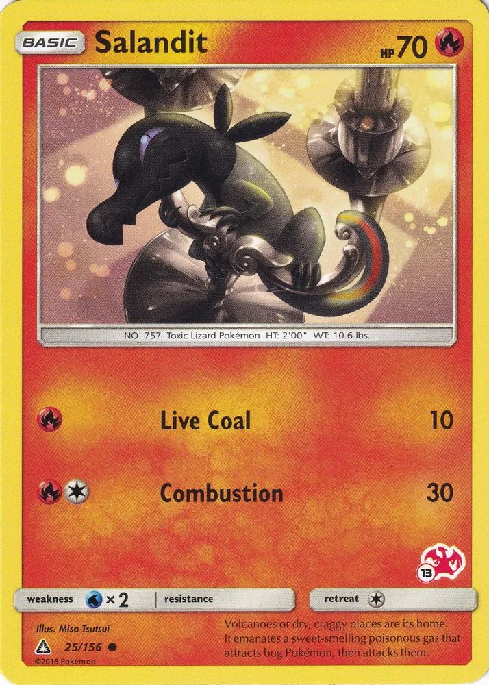Salandit (#13 Charizard Stamped)