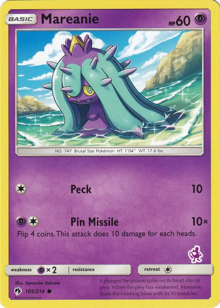 Mareanie (Mewtwo Stamped)