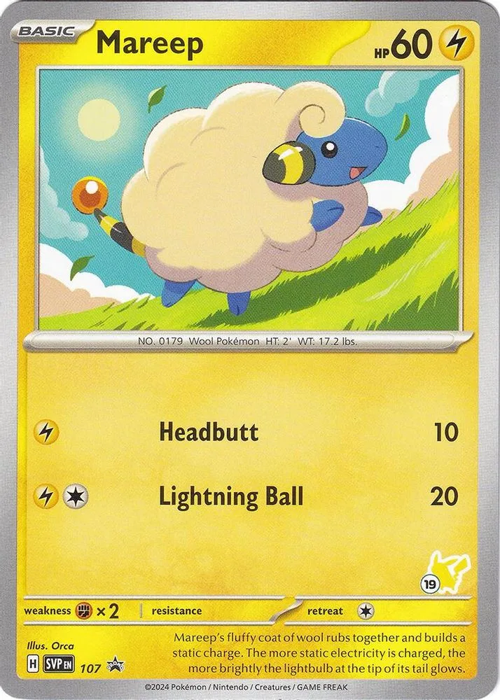 Mareep - Pikachu 19
