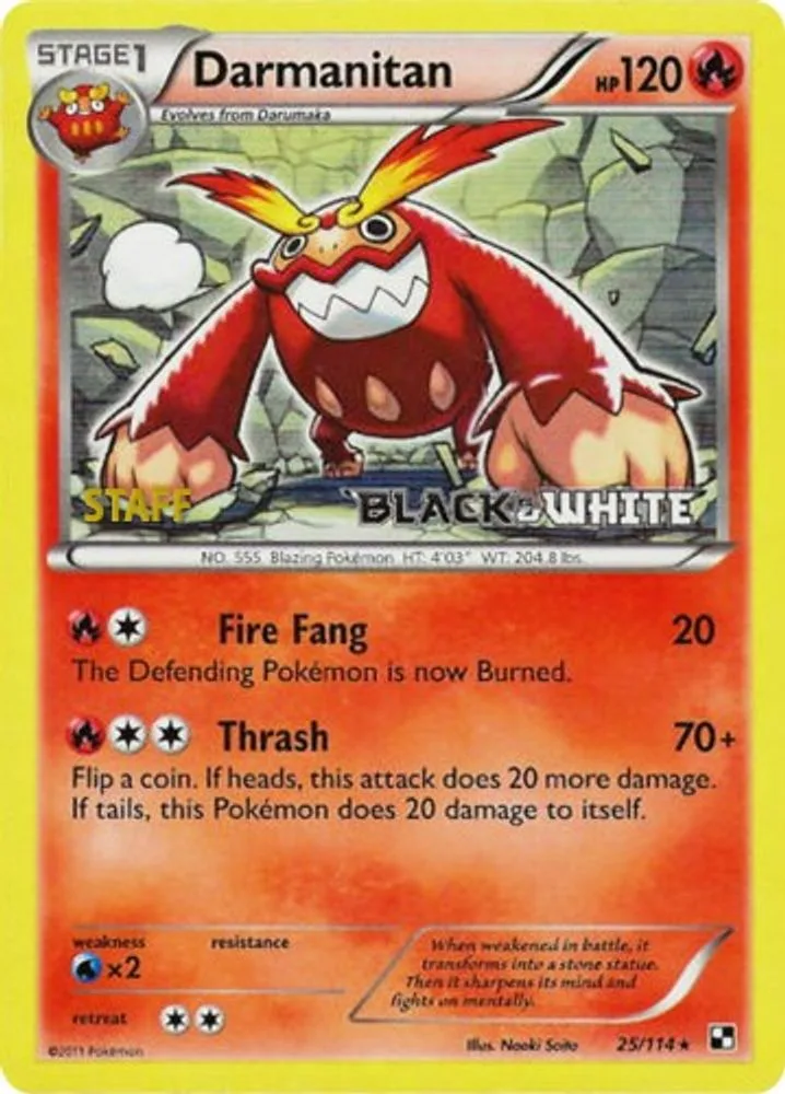 Darmanitan (Prerelease · Staff)