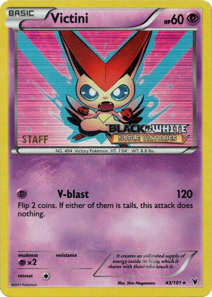 Victini (Prerelease · Staff)