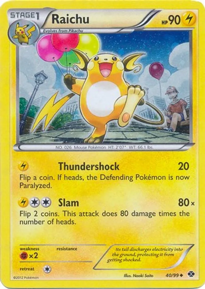 Raichu (Cosmos Holo)