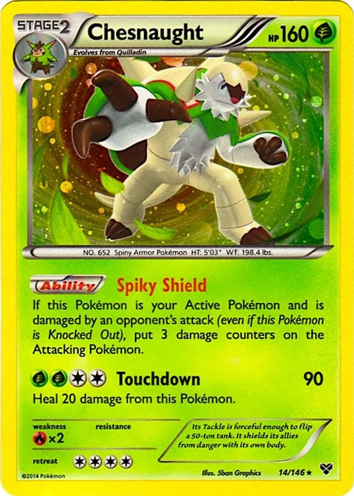 Chesnaught (Chesnaught · Cosmos Holo)