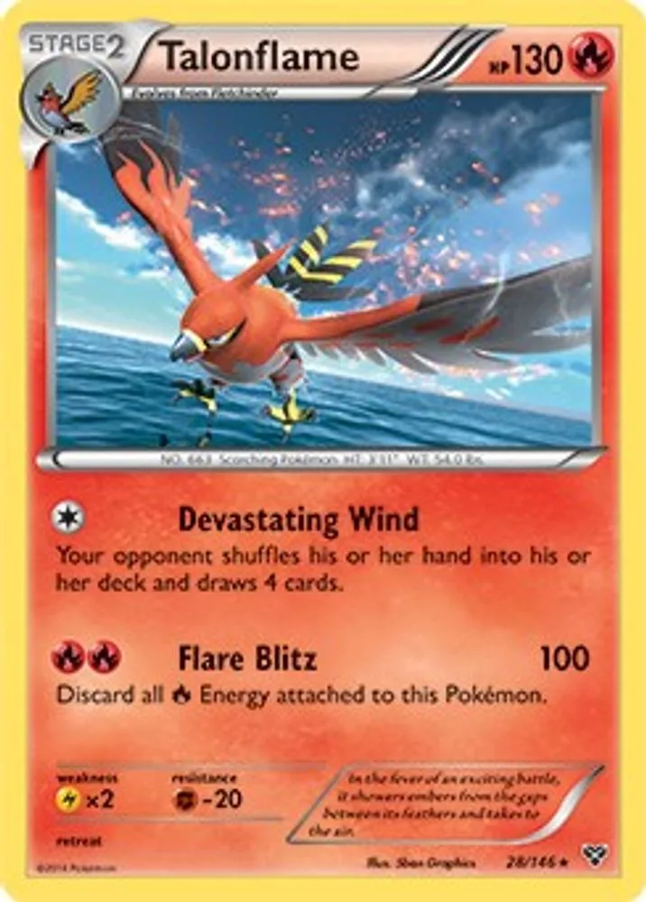Talonflame (Talonflame · Cosmos Holo)