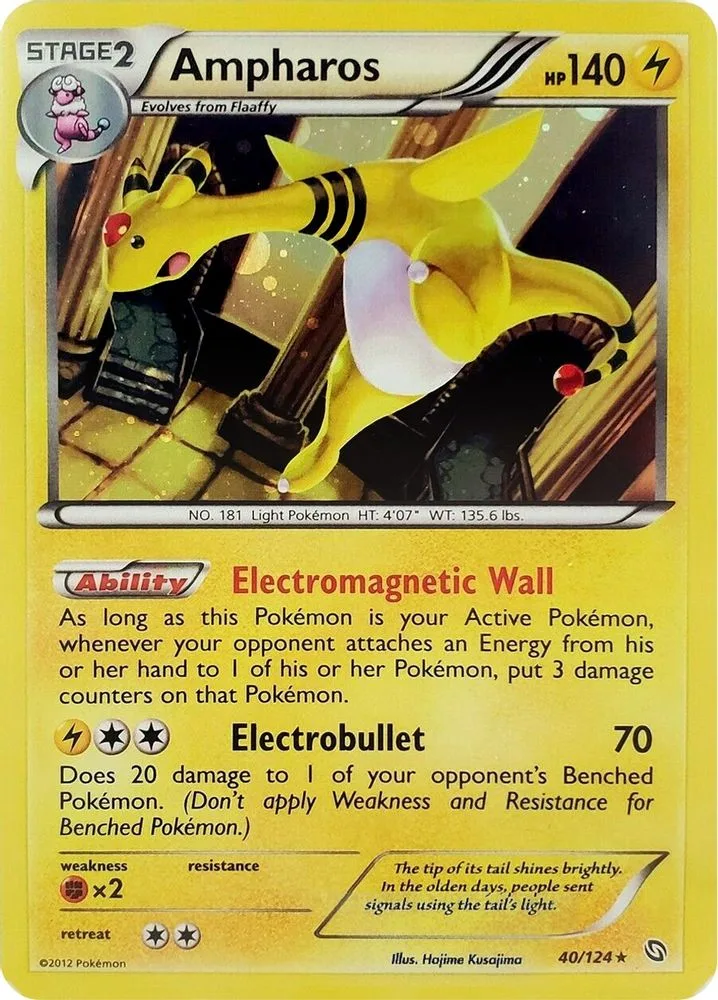 Ampharos (Ampharos · Cosmos Holo)