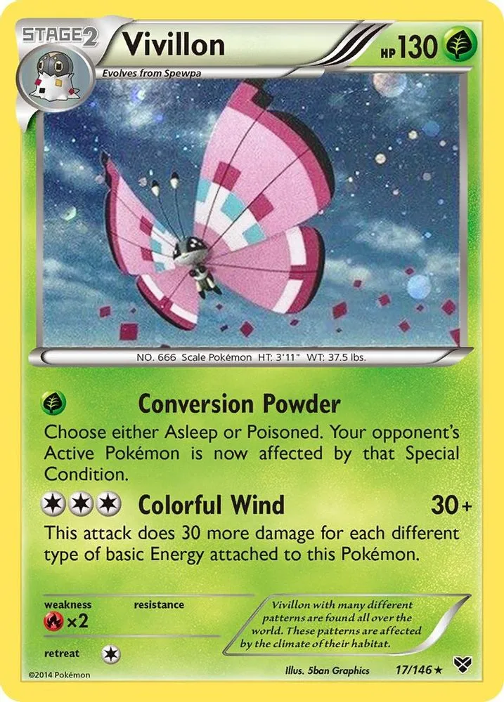 Vivillon (Vivillon · Cosmos Holo)